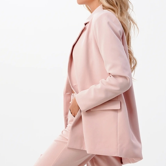 #12 FINAL SALE 🛑S,L HOTTEST ICONIC OVERSIZED DOUBLE BREASTED BLAZER - Picture 9 of 11